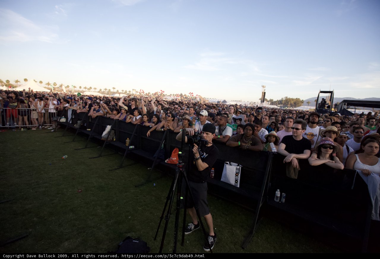Coachella Concert Captured by Camera Man