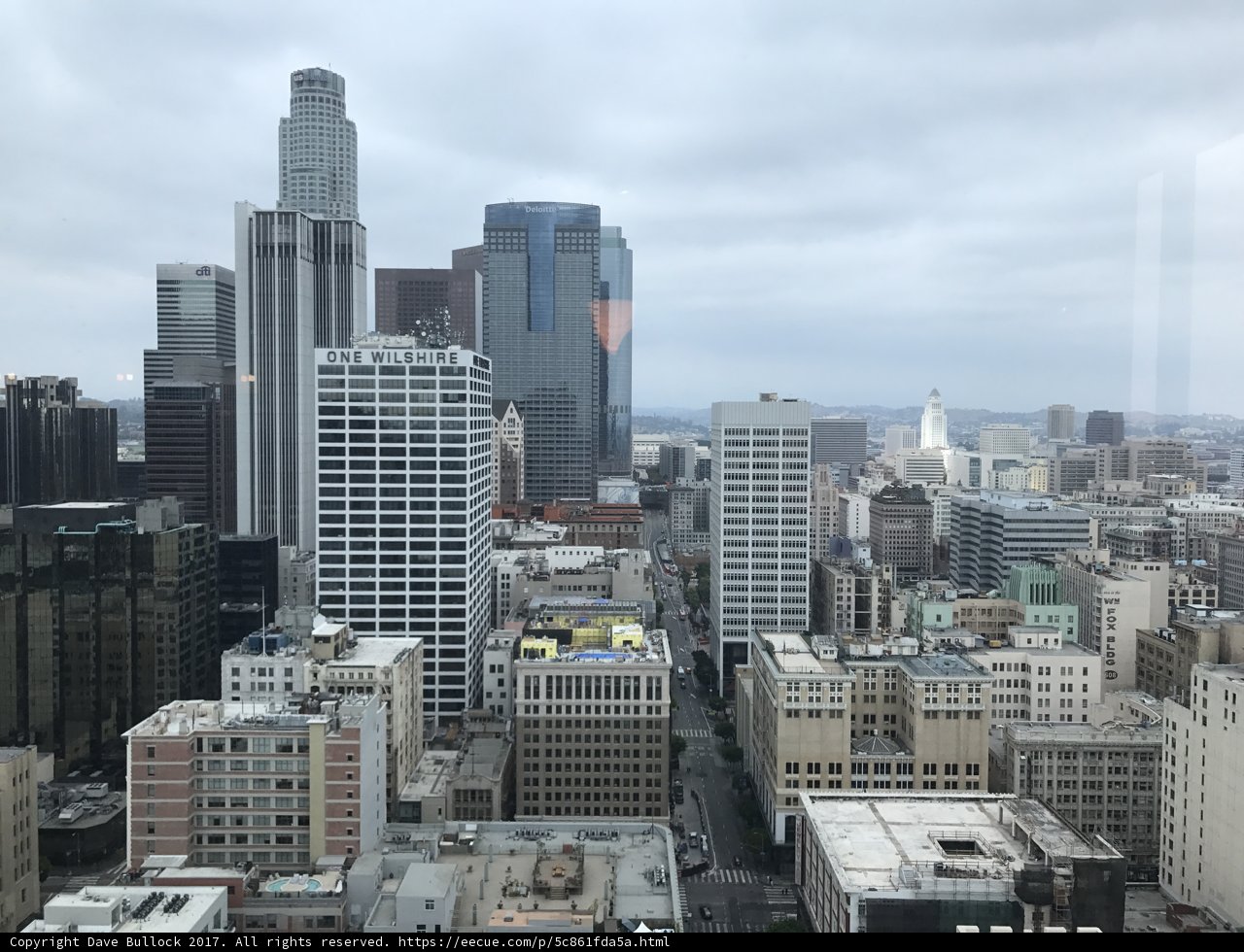 Aerial View of Los Angeles Metropolis