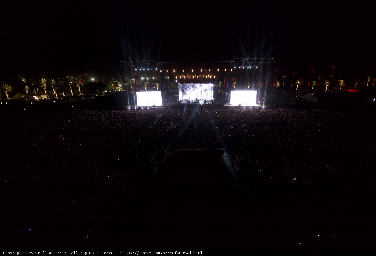 Electrifying Concert Night at Coachella