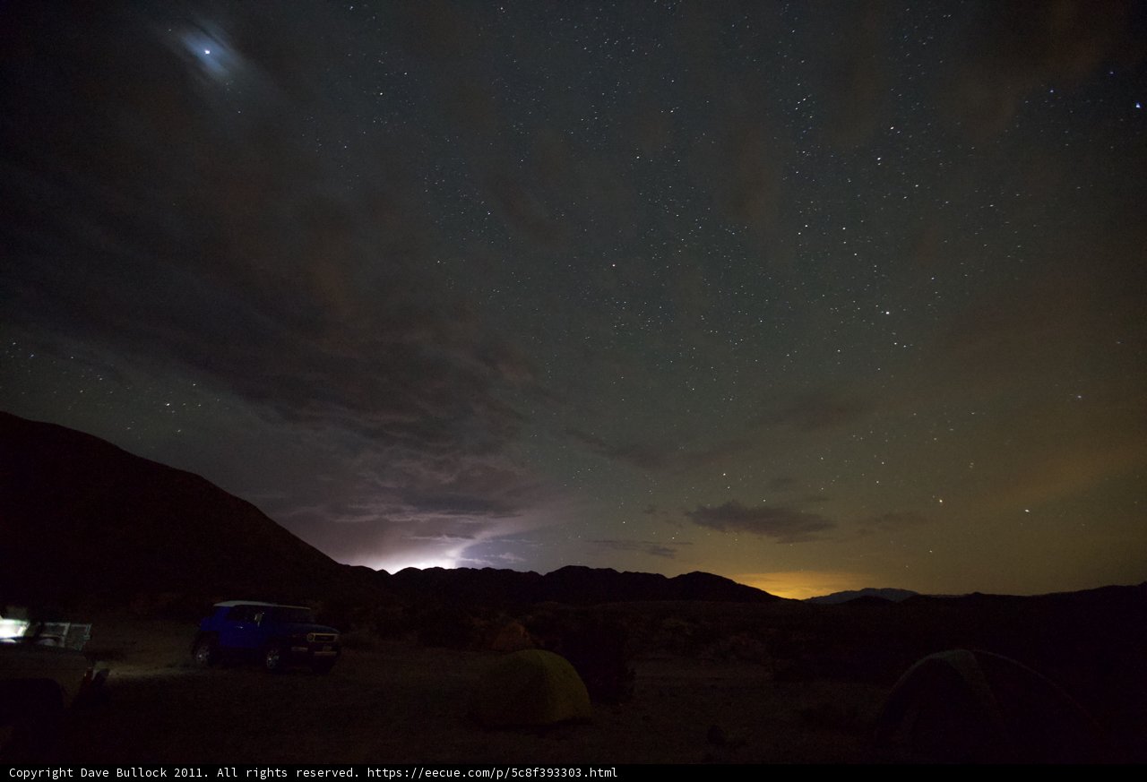 Electric Night Sky
