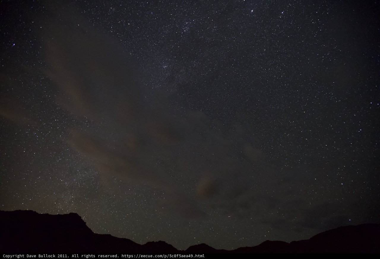 Stargazing in the Mountains