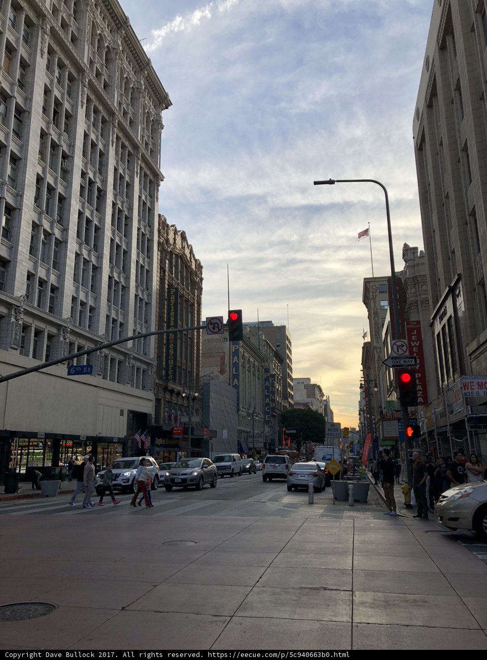 Bustling City Intersection