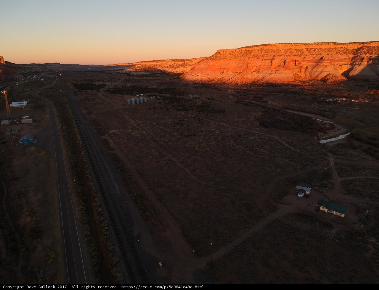 Sunset over the Majestic Canyon