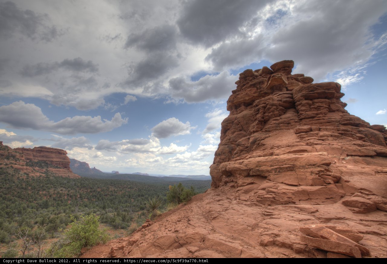 Overlooking the Red Rocks