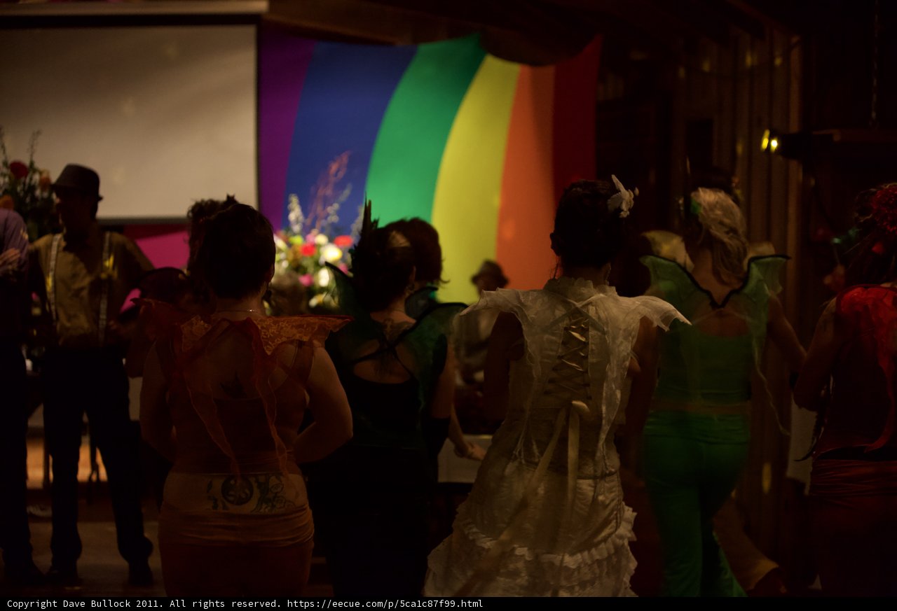Rainbow Wall Dance Party