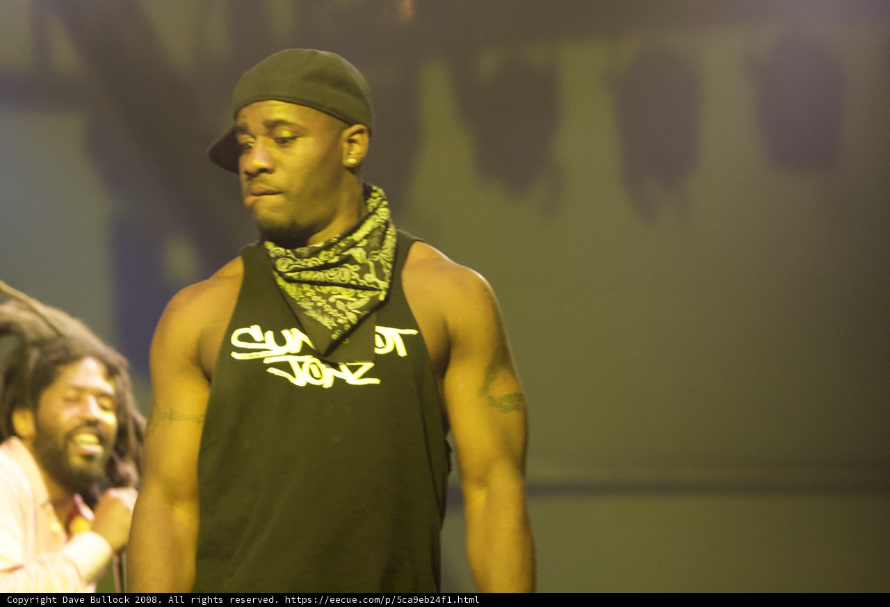 Murs Rocks Coachella in Black Tank Top