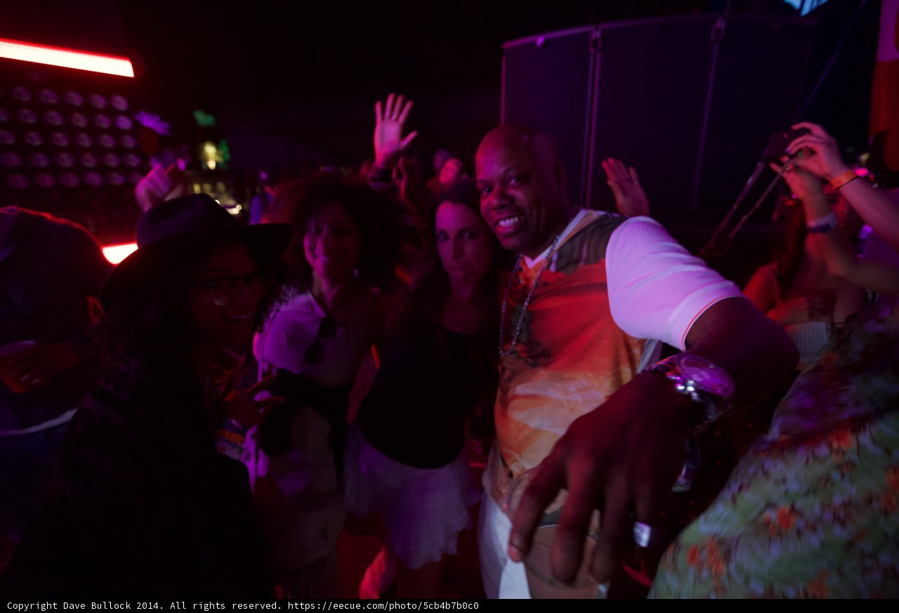Surrounded by Fans at Urban Nightclub