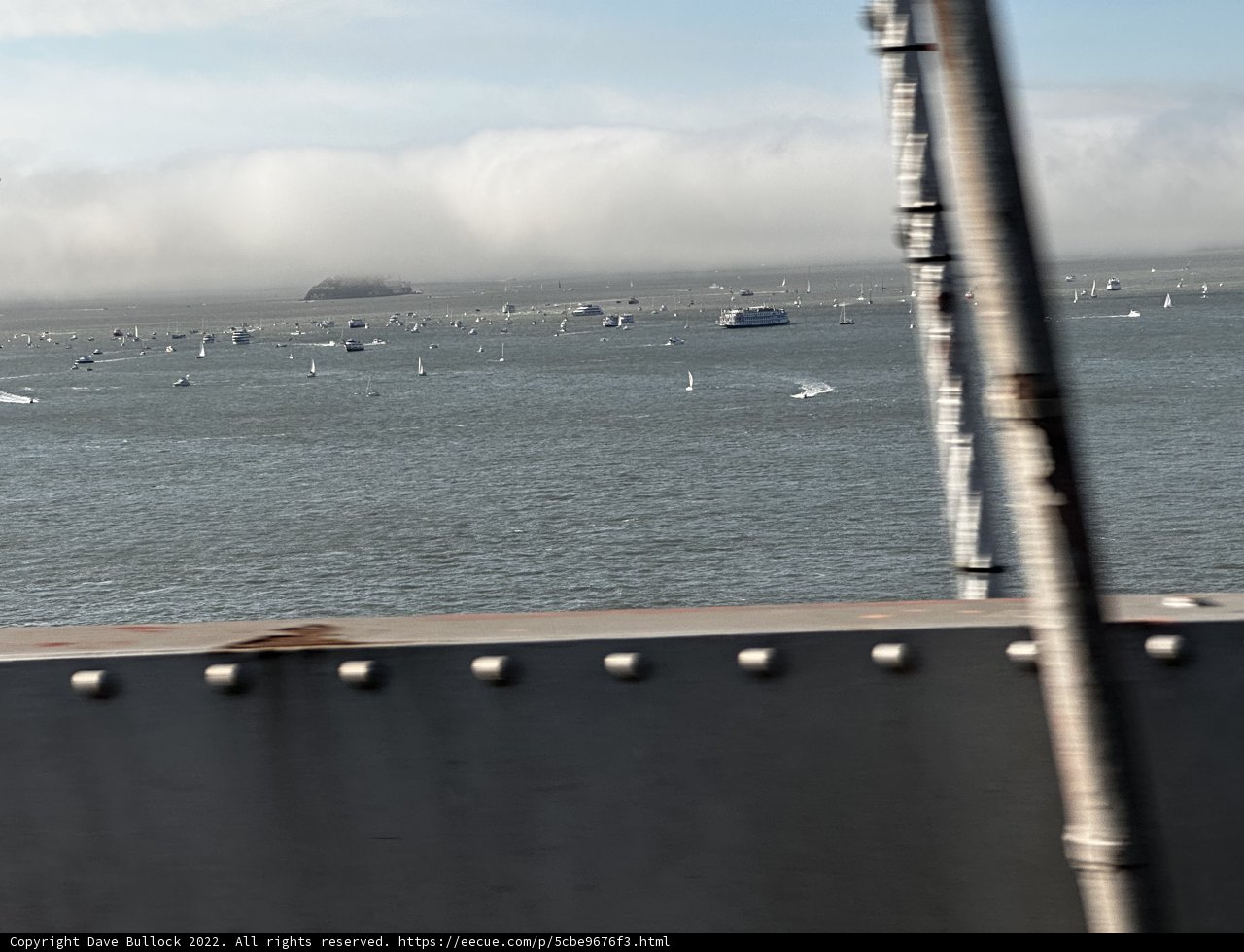 Majestic Navy Cruiser in San Francisco Bay