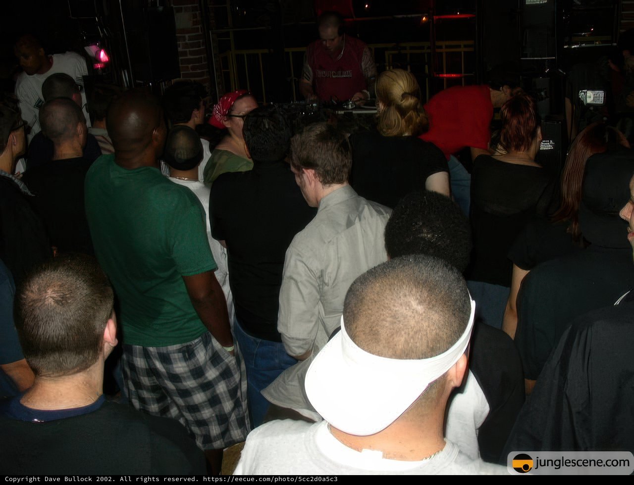 Nightclub Crowd at Redline 7 27 02