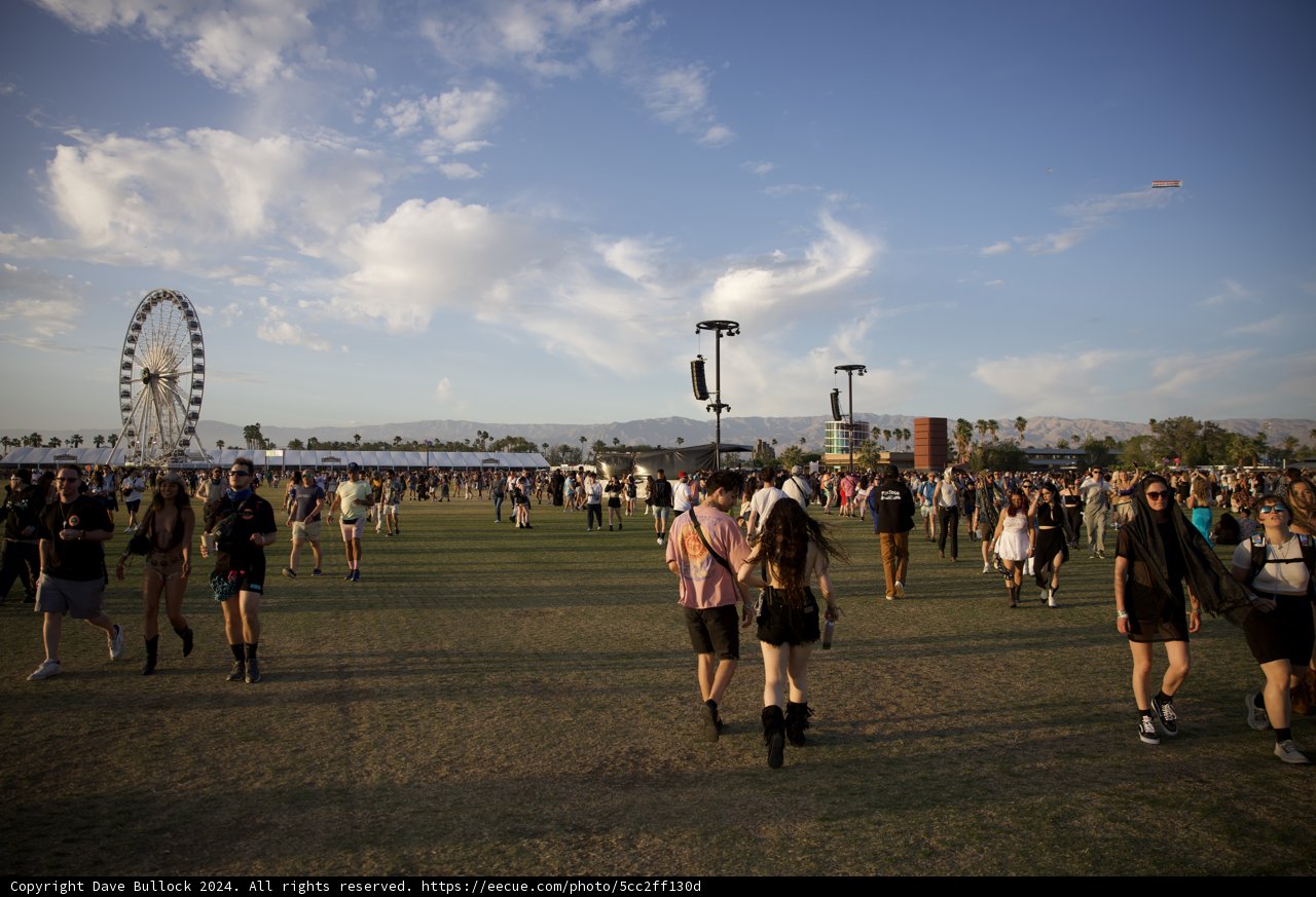 Sunset Revelry at Coachella 2024 Week 2