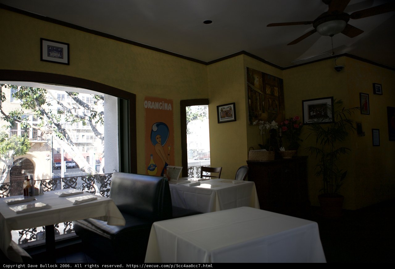 A cozy dining area in a restaurant