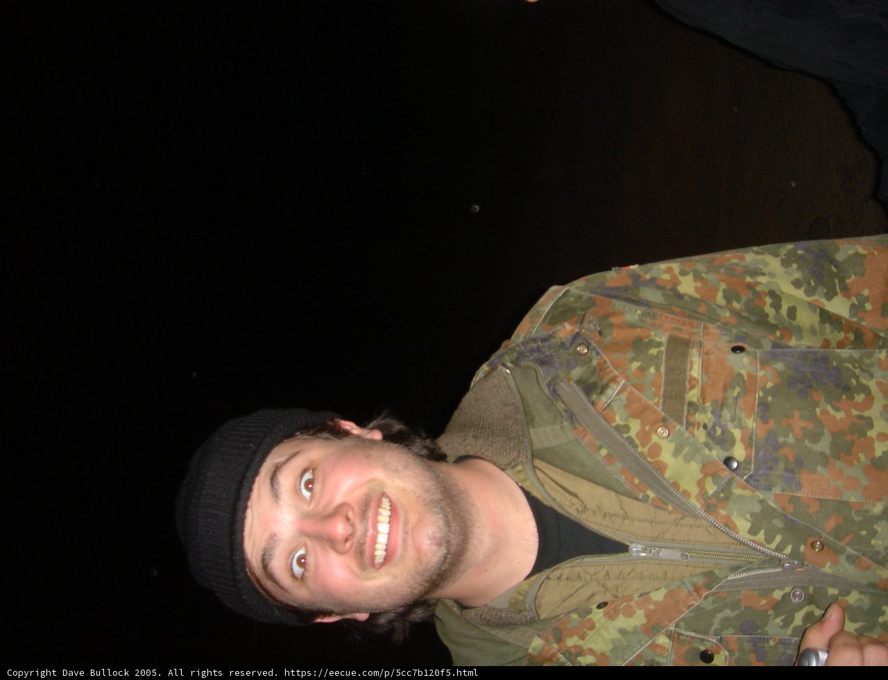 Military Man in a Hat