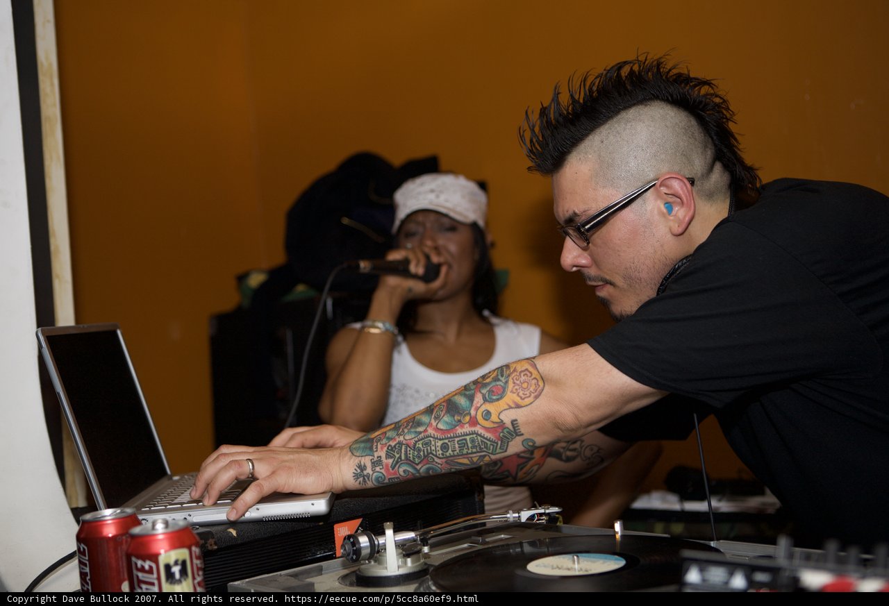 Musical Entertainer with Slick Tattoos