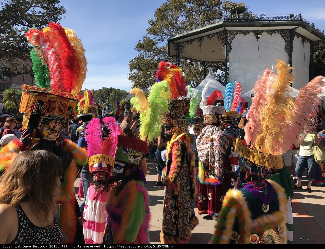 Vibrant Costumes at El Pueblo Historical Monument Parade