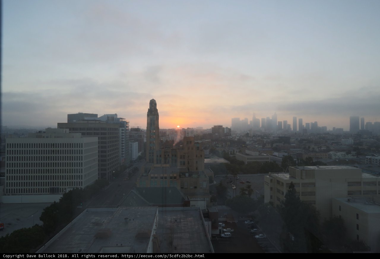 Urban Sunset in the City