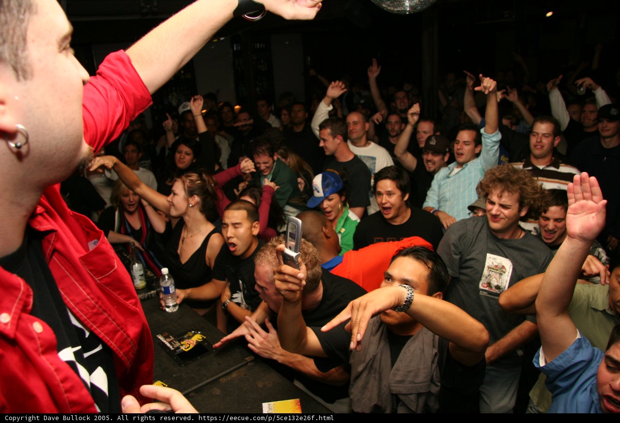 Red Shirted Partygoer