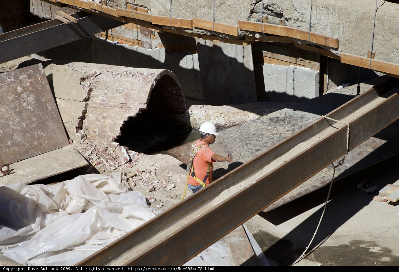 Construction Worker on Duty