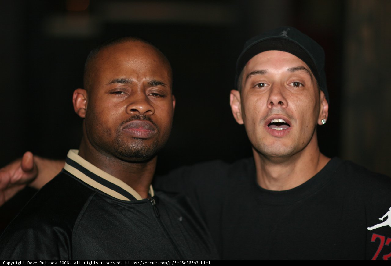 Two Men Strike a Pose
