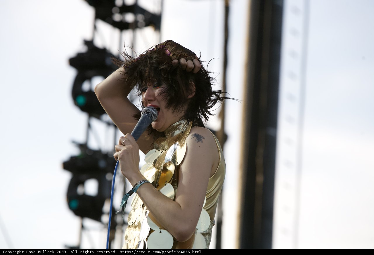 Karen Lee Orzolek rocks the Coachella stage