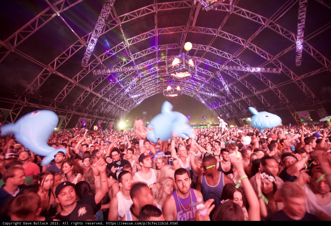 Blue Balloons and Electric Vibes at Coachella