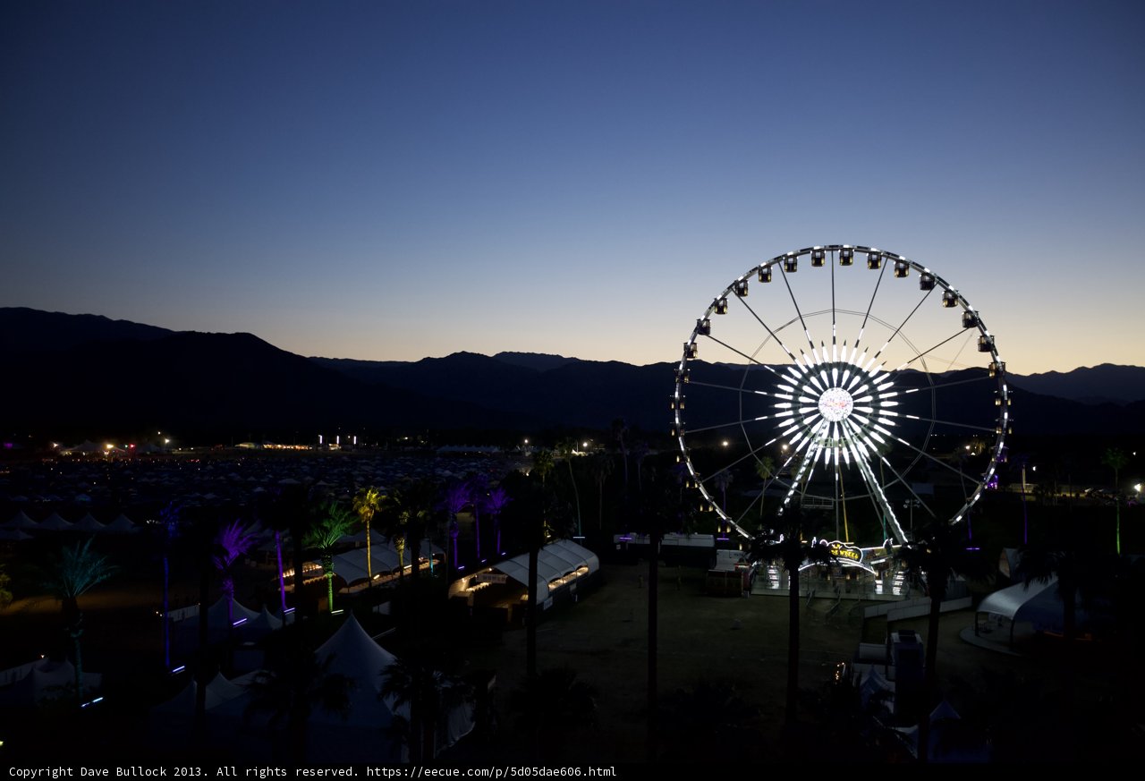 Ferris Wheel Fun at Coachella Festival