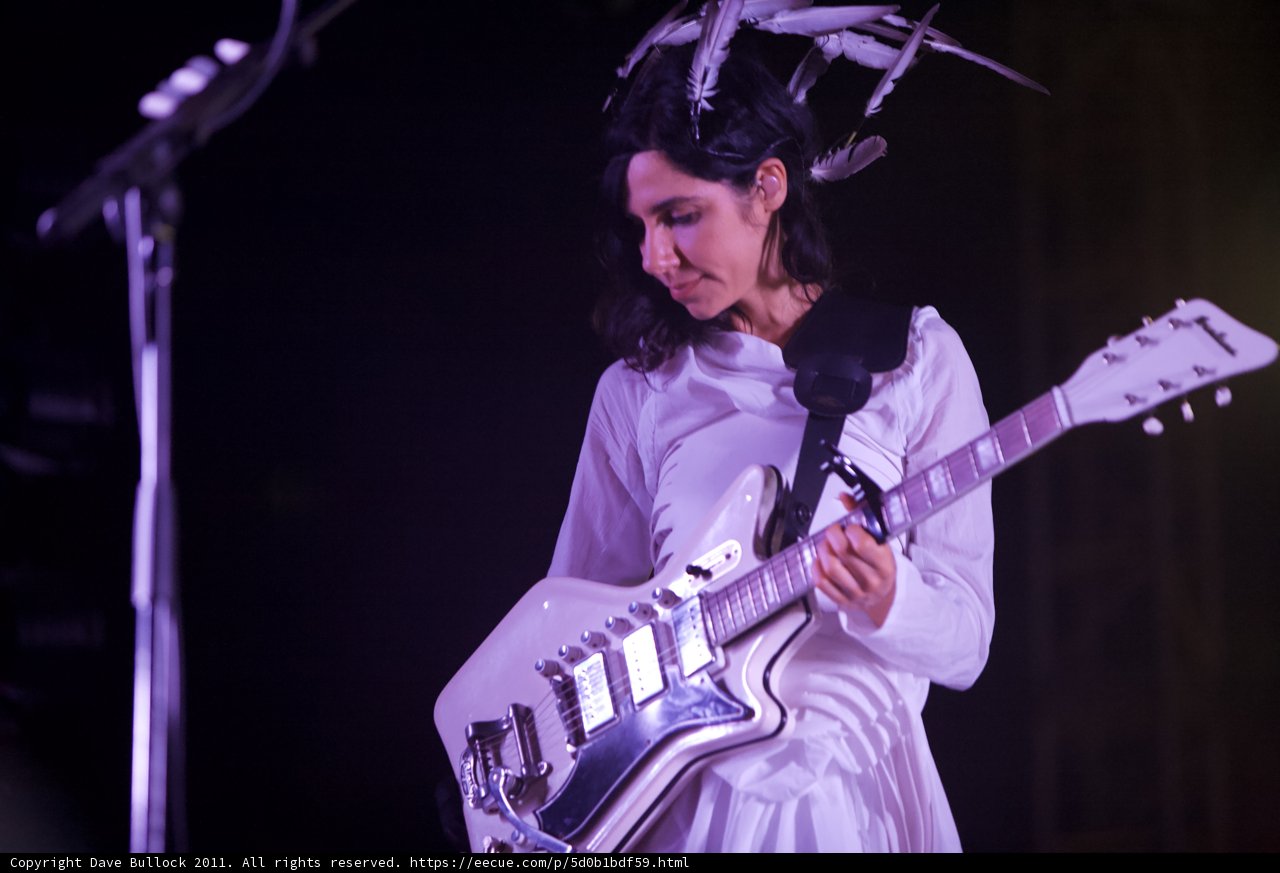 PJ Harvey Rocks the Stage with her Electric Guitar at Coachella