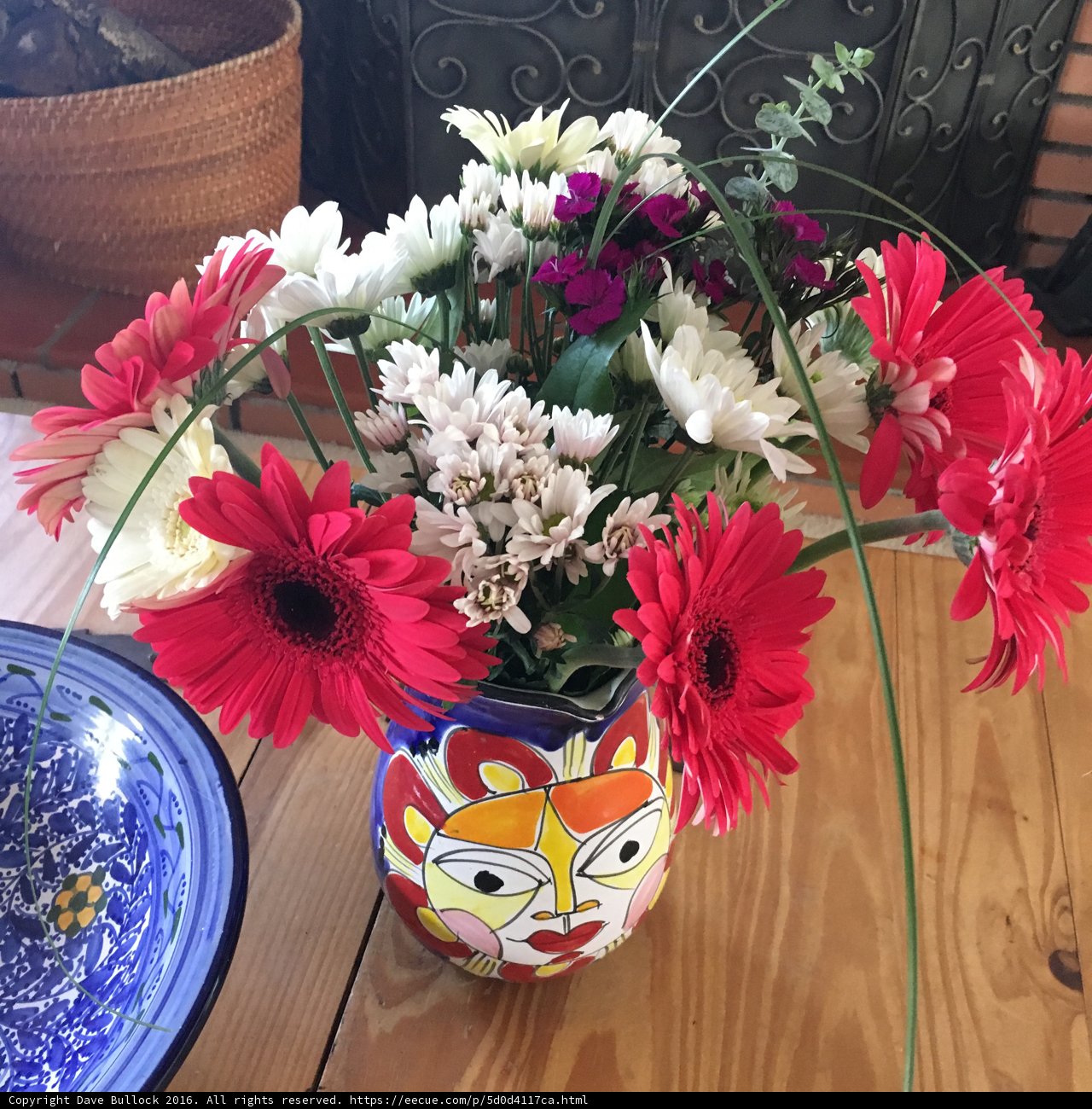 A Beautiful Flower Arrangement on a Table
