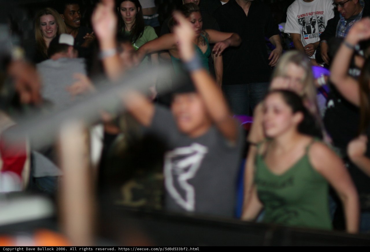 Urban Night Club Crowd