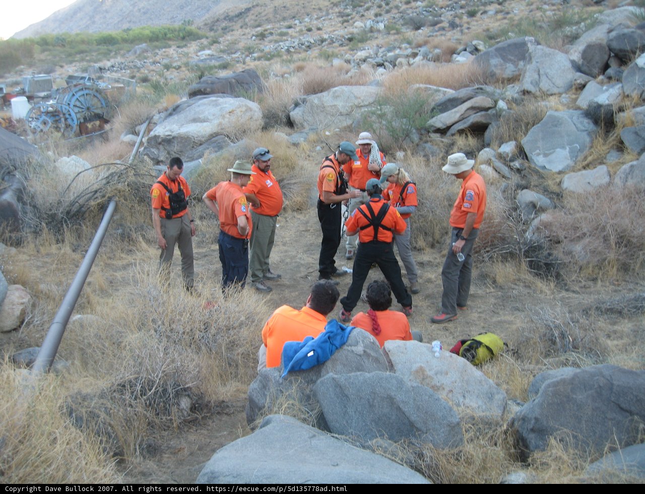 The Group Explores the Majestic Rock Formation