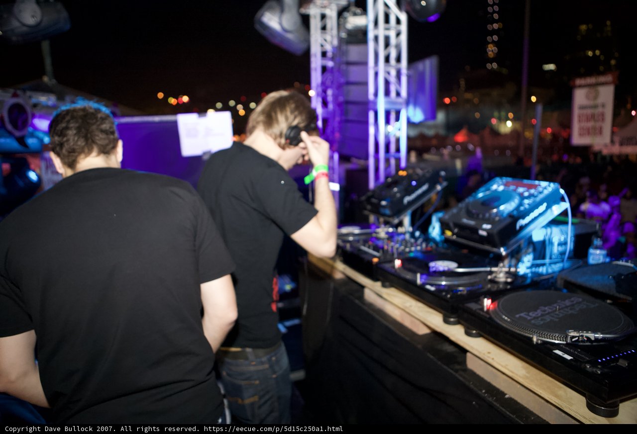 Nightlife Performance by Two Male DJs