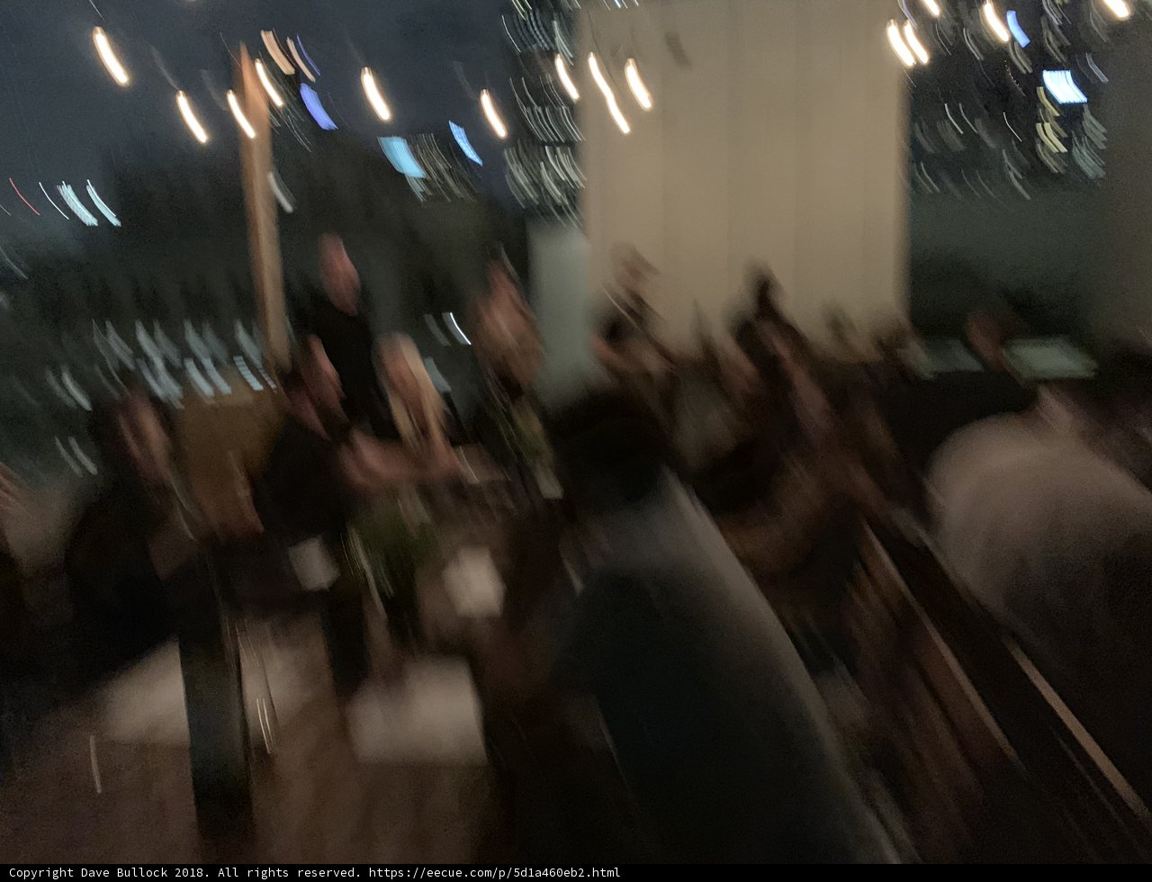 Blurry Nightlife Scene