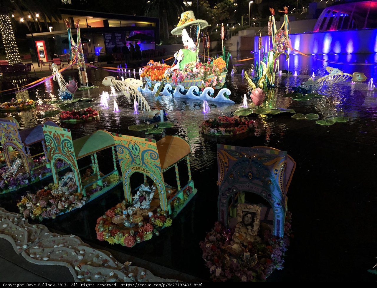 Spectacular Boat Display at the Theme Park