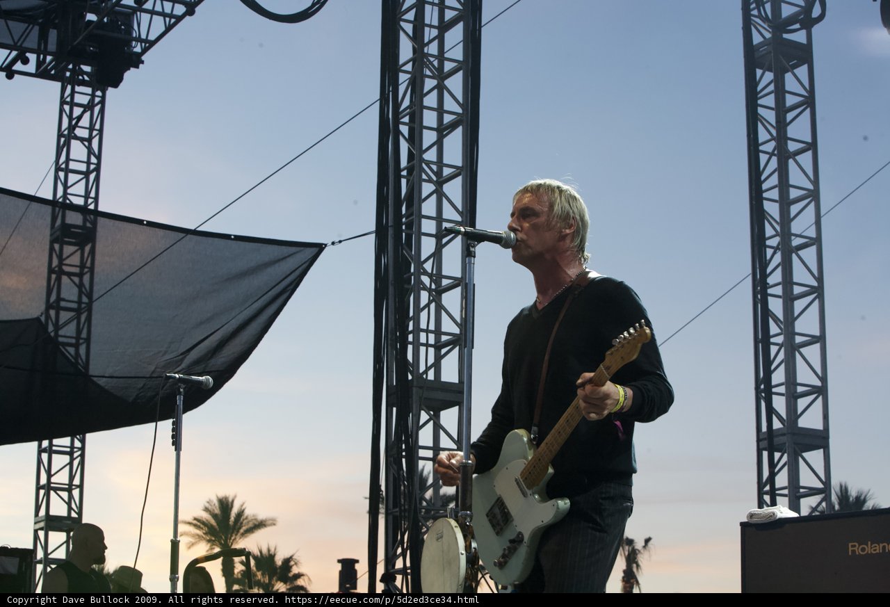 Paul Weller Shredding on the Coachella Stage