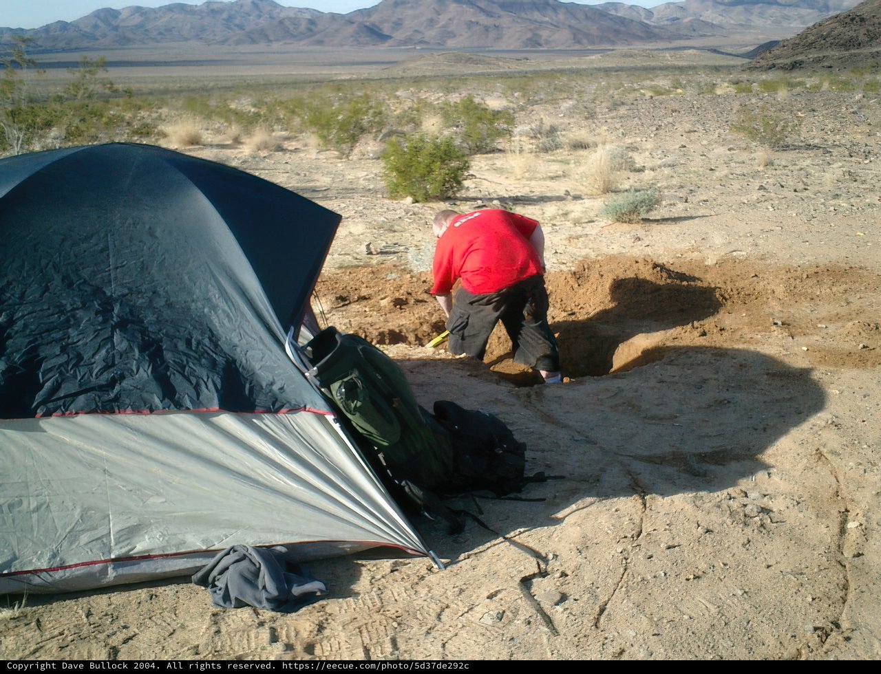 Digging a Shelter for Adventures