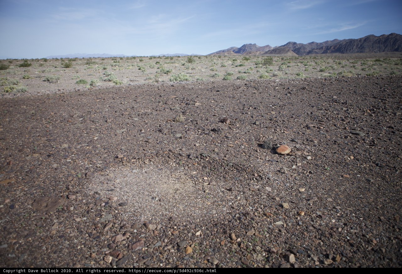 A Peculiar Pit in the Desert
