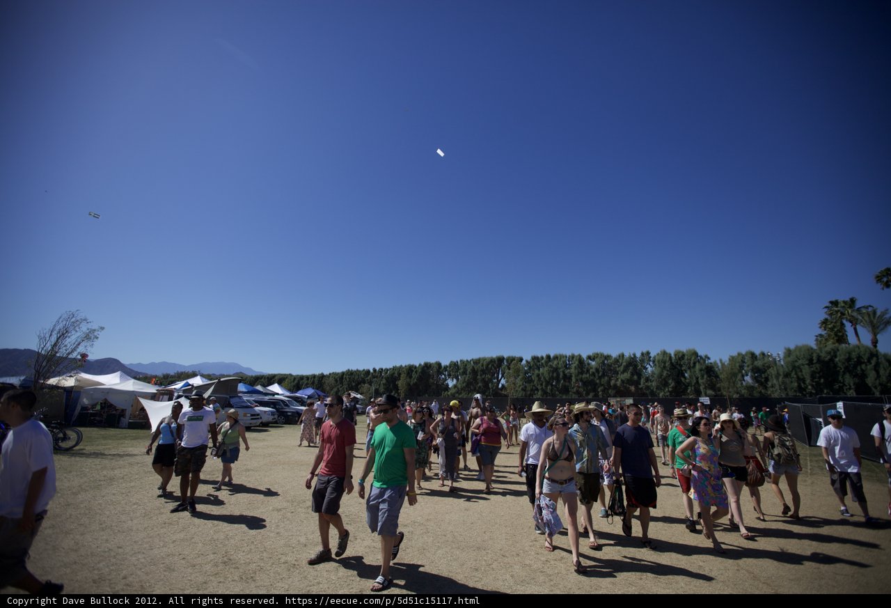 Walking Amongst the Crowd at Coachella 2012