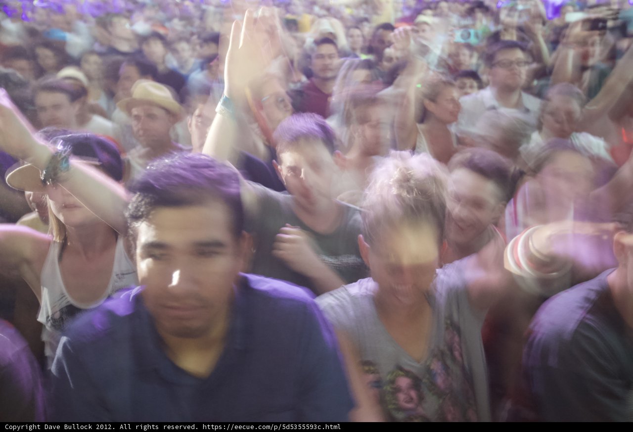 Jam-packed Crowd at Coachella Music Festival
