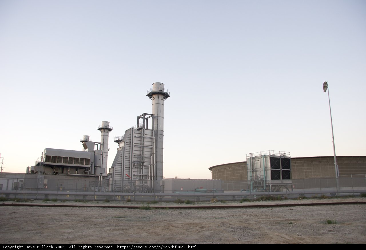 Industrial Plant with Two Chimneys