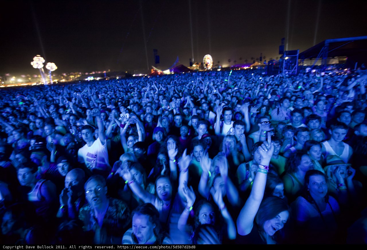Sky-high hands at Coachella 2011