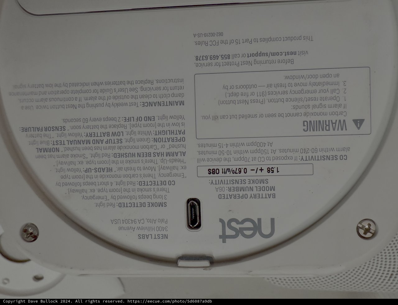Nest Smoke Detector Battery and Maintenance Information