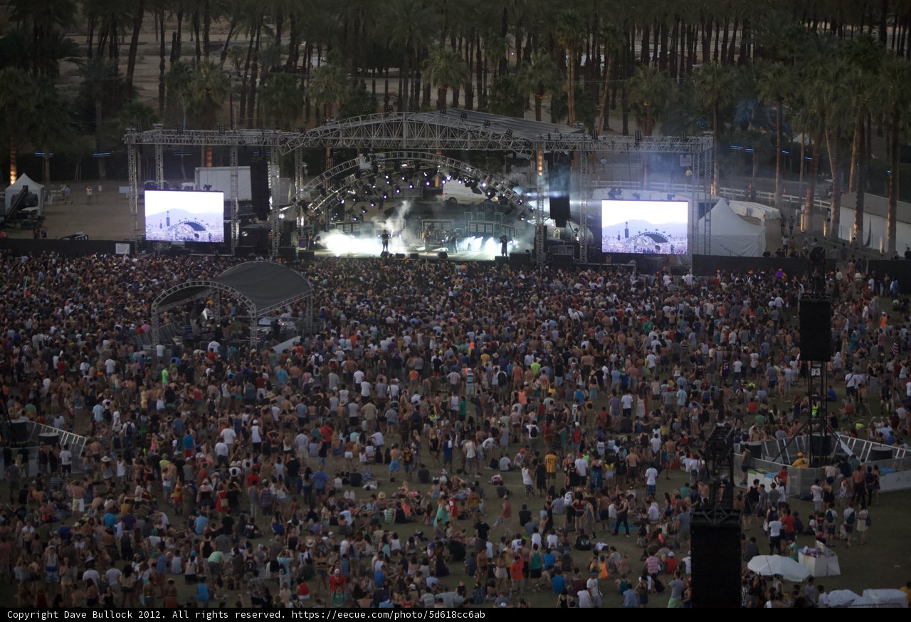 Coachella Concert Crowd