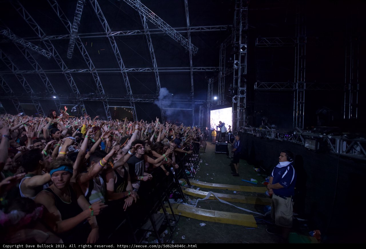 Urban Light Show at Coachella Concert