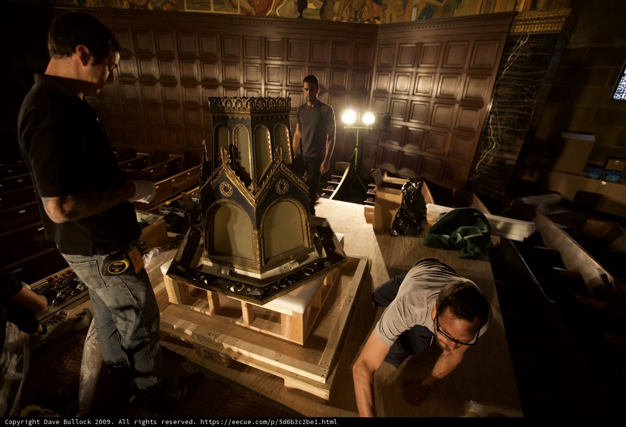 Assembling the Church Clock