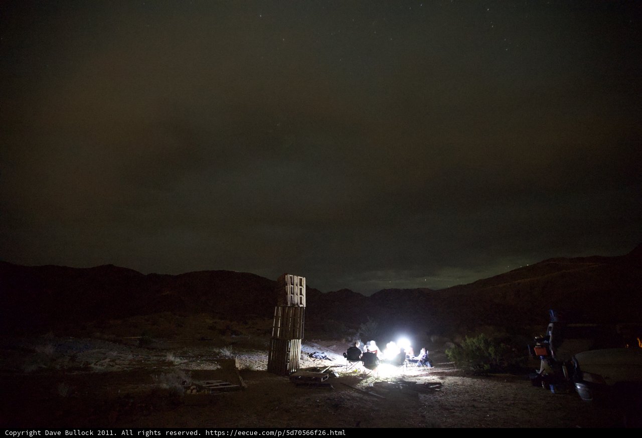 Desert Night Camping