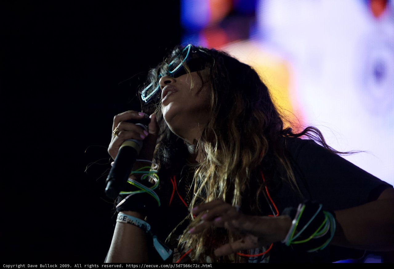 Coachella 2009: Sunglasses on, Mic in Hand