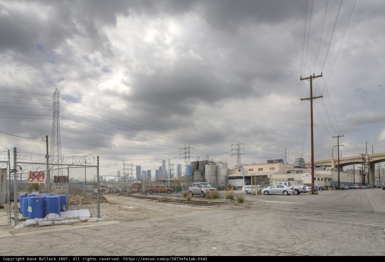 Cloudy Sky Over an Empty Lot