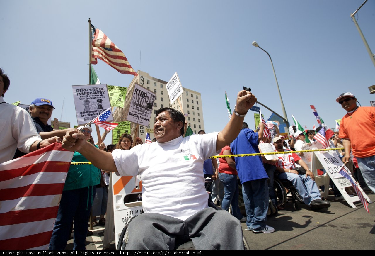 Wheelchair Protester