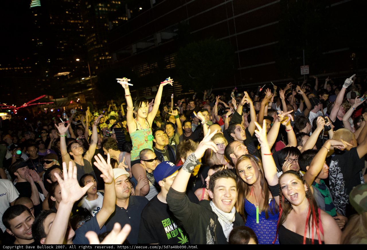 Nocturnal Crowd at Rhea Ripley's Concert