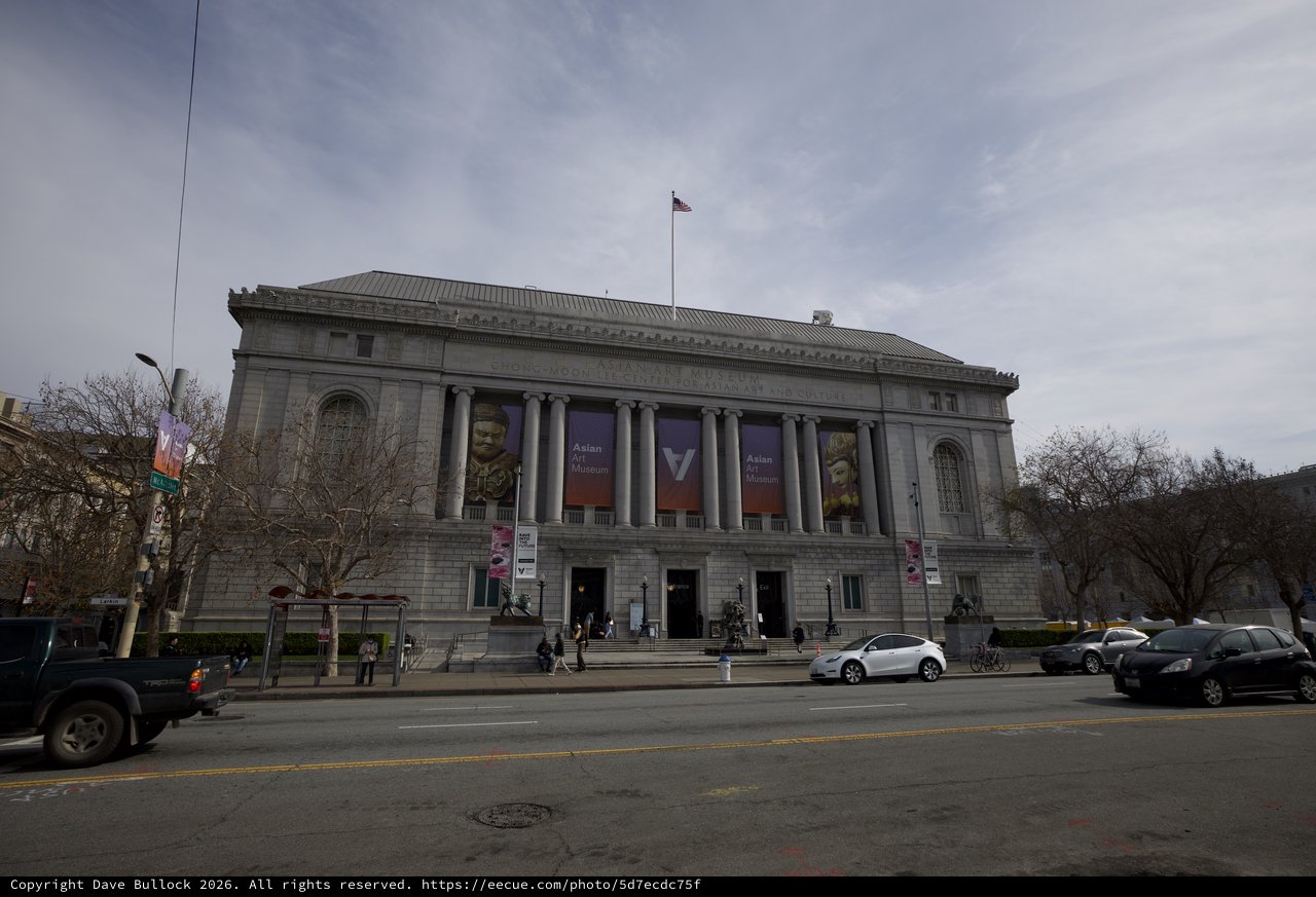 Asian Art Museum San Francisco on Overcast Day