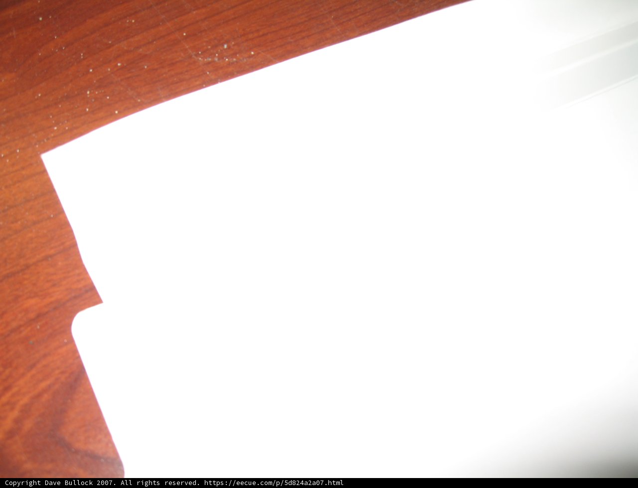 The White Paper's Wood-Like Texture